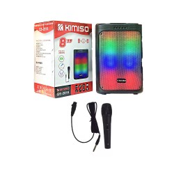 SPEAKER KIMISO QS-2818 8" WITH MICROPHONE AND REMOTE  SPEAKER KIMISO QS-2818 8" WITH MICROPHONE AND REMOTE